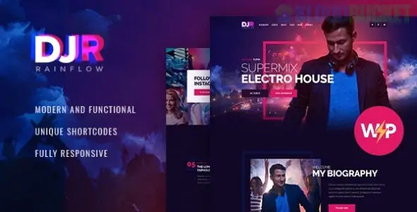 DJ Rainflow | A Music Band & Musician WordPress Theme 1.3.13