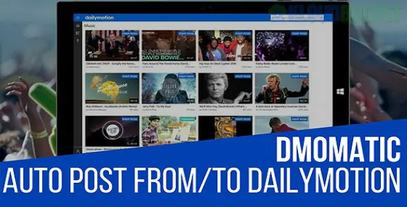 DMomatic Automatic Post Generator and Dailymotion Auto Poster Plugin for WordPress 1.6.7.2