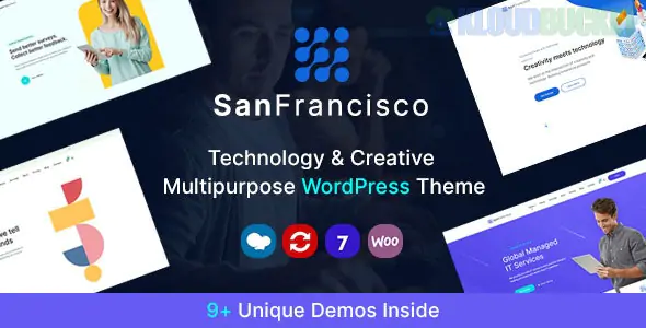 San Francisco - IT Technology and Creative WordPress Theme 1.27