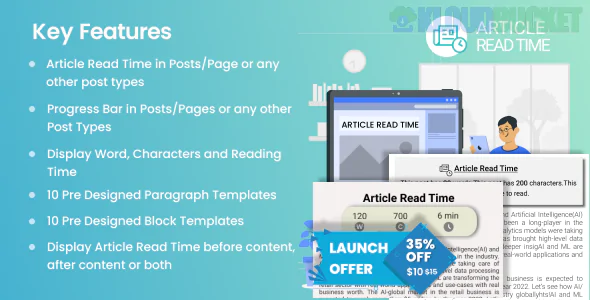 Article Read Time & Progress Bar 1.0.3