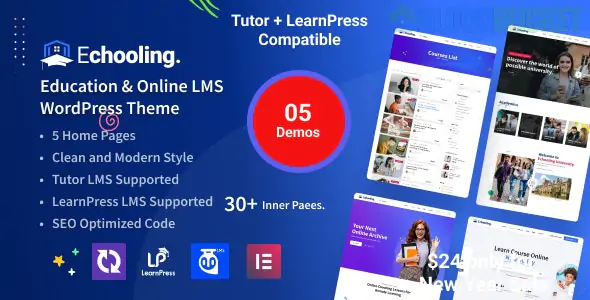 Echooling - Education WordPress Theme 1.1.9