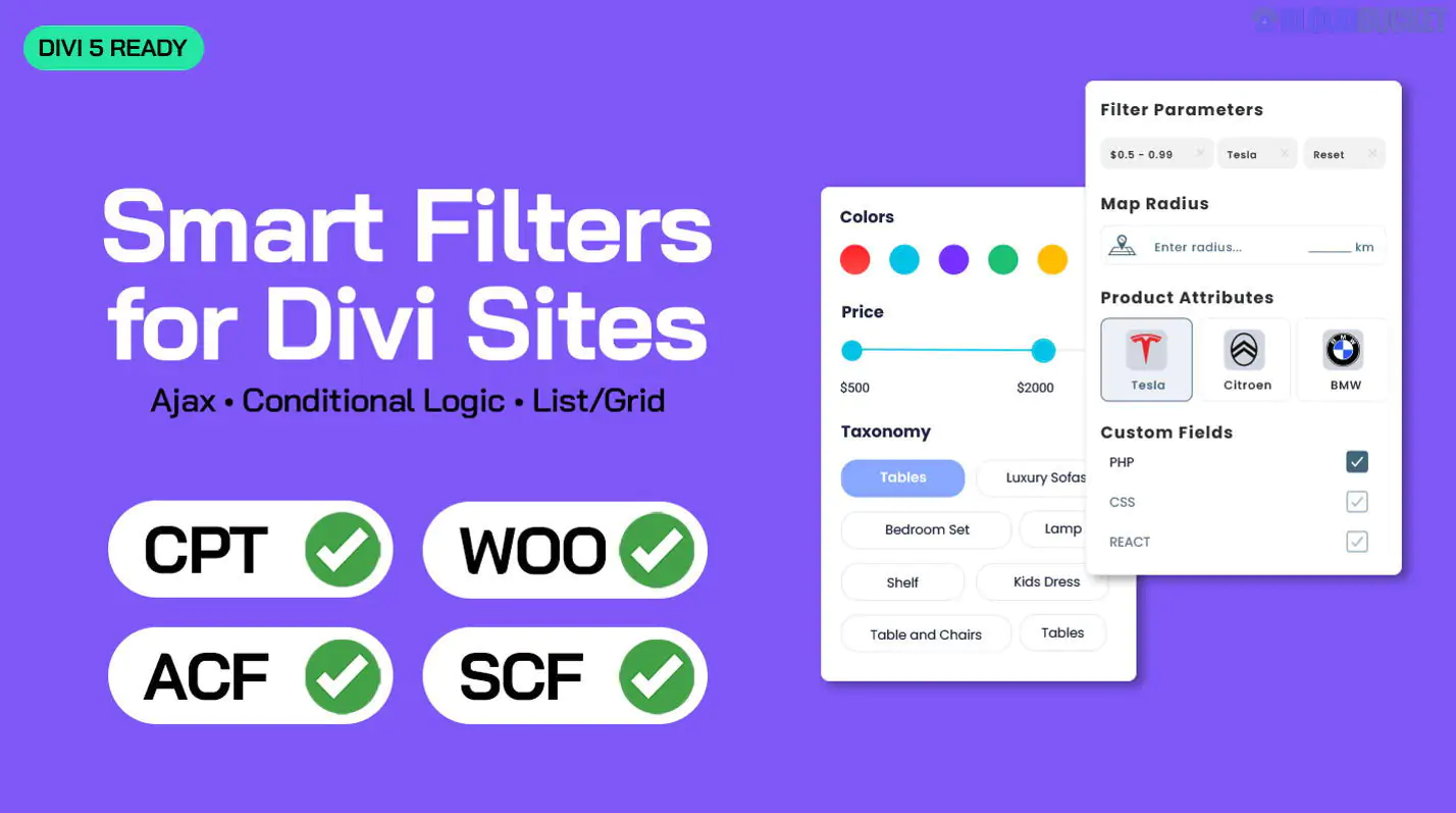 Divi Ajax Filter - Divi Ajax Filter plugin for WooCommerce and Custom Posts 4.0.11
