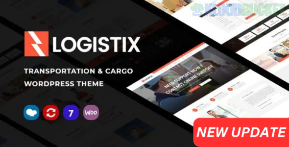 Logistix Theme | Responsive Transportation WordPress Theme 1.28