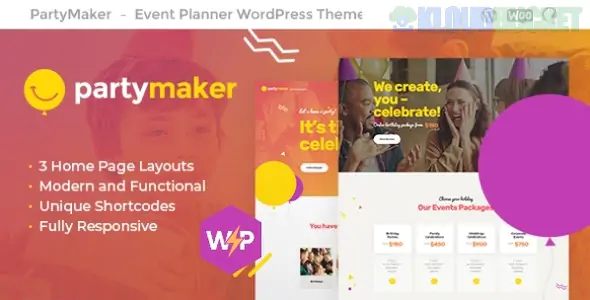 PartyMaker Theme | Event Planner & Wedding Agency WordPress Theme 1.1.13