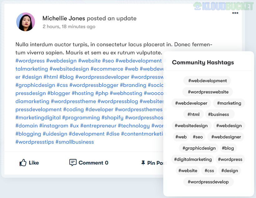 BuddyPress Hashtags 3.2.0