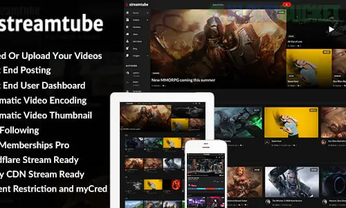 StreamTube Theme | Video WordPress Theme 3.0.34