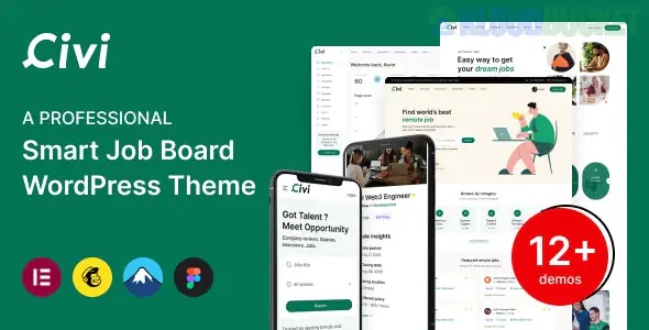 Civi - Job Board WordPress Theme 2.2.1
