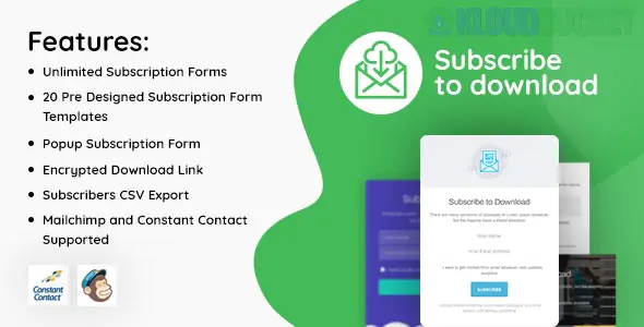 Subscribe to Download - An Advanced Subscription Plugin For WordPress 2.1.0