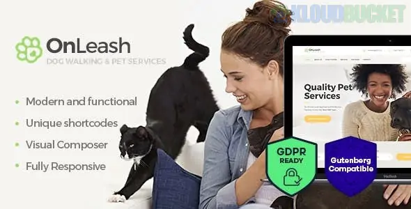 OnLeash | Dog Walking & Pet Services Veterinary WordPress Theme 1.5.2