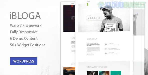 iBloga - Clean and Minimal Blog WordPress Theme 1.0.1