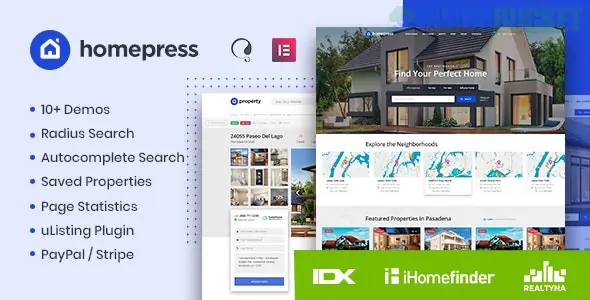 HomePress | Real Estate WordPress Themes 1.3.7
