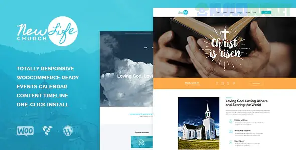 New Life | Church & Religion WordPress Theme 2.7.0