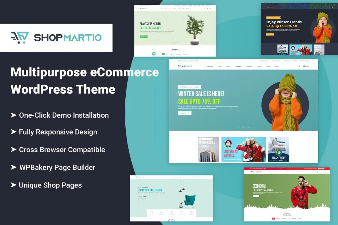 Shopmartio – Multipurpose eCommerce WordPress Theme 1.0.5