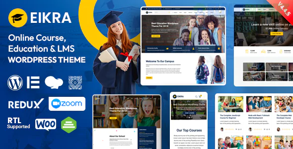 Eikra Theme | Education WordPress Theme 4.4.17