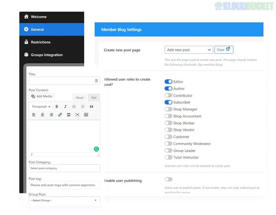 BuddyPress Member Blog Pro 1.8.6