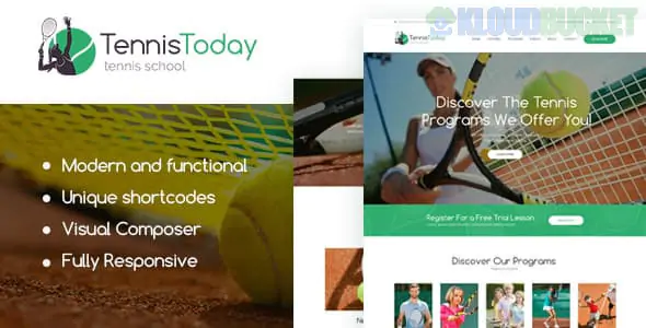 Tennis Today | Sport School & Events WordPress Theme 2.0.0