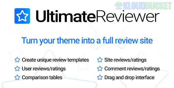 Ultimate Reviewer - Elementor & WPBakery Page Builder Addon 2.21.1