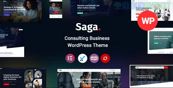 Saga - Business Consulting WordPress Theme 2.4