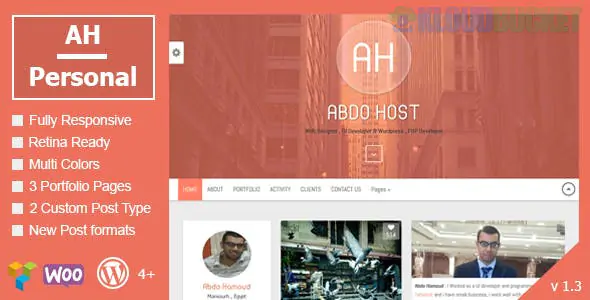 AH Personal - Creative Resume & Blog Theme 1.3