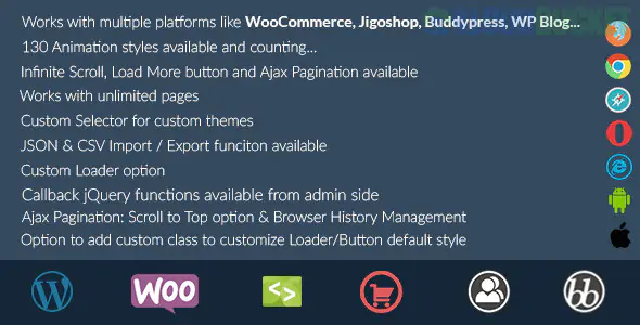 Animated Infinite Scroll - WordPress Plugin 1.4