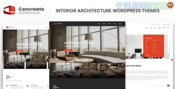 Concreate - Interior Architecture Interactive WordPress Theme 1.0