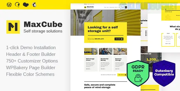 MaxCube | Self Storage Business WordPress Theme 1.1.8