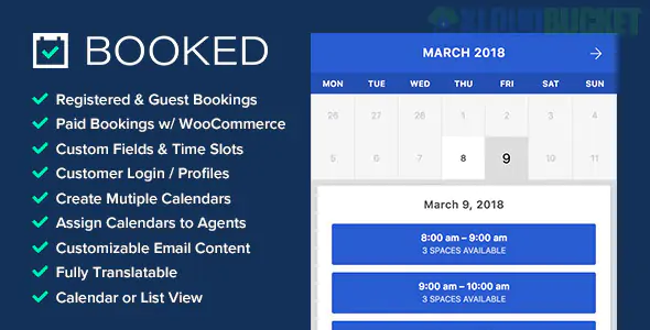 Booked - Appointment Booking for WordPress 2.4.4