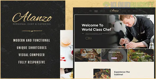 Alanzo | Personal Chef & Catering WordPress Theme 1.2.1