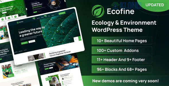 Ecofine - Ecology & Environment WordPress Theme 1.1.4