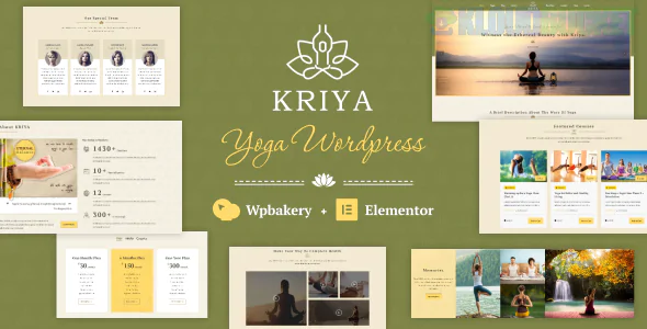 Kriya Theme | Yoga WordPress Theme 3.4