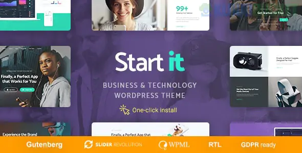 Start It - Technology & Startup WP Theme 1.1.8