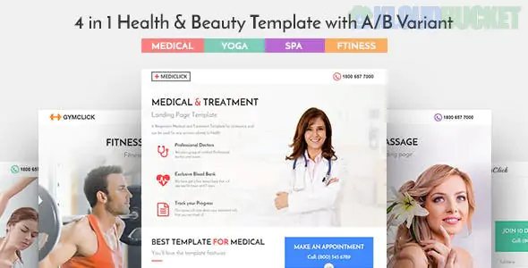 Mediclick - Medical Landing Page WordPress Theme 1.0.1