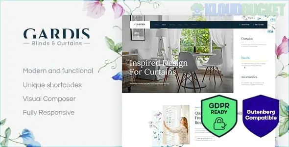 Gardis | Blinds and Curtains Studio & Shop WordPress Theme 1.2.11