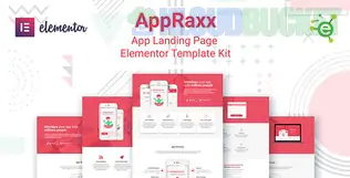 AppRaxx - App Landing Page Elementor Template Kit