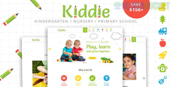 Kiddie Theme | Kindergarten WordPress Theme 4.1.16