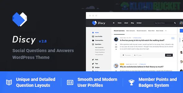 Discy | Social Questions and Answers WP Themes 5.7.4