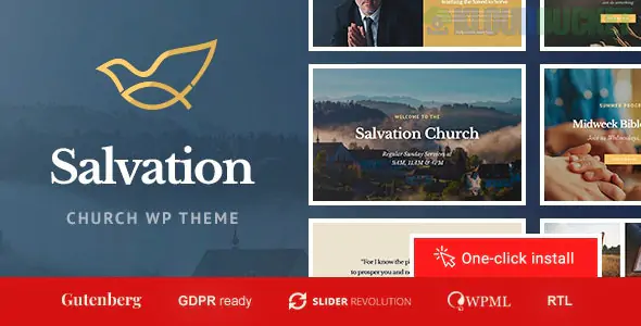 Salvation - Church & Religion WP Theme 1.1.8
