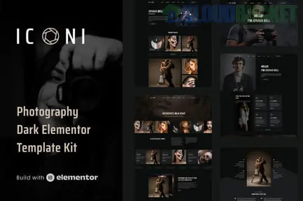 Iconi - Photography & Portfolio Elementor Template Kit 1.0.1