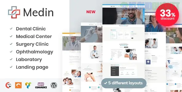 Medin - Medical Center WordPress Theme 1.8.4