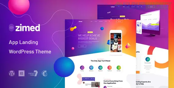 Zimed - App Landing WordPress Theme 2.0