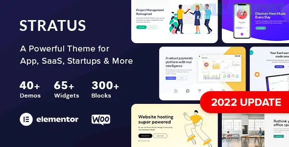 Stratus | App, SaaS & Software Startup Tech Theme By Themovation 4.2.3
