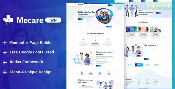 Mecare – Hospital and Health WordPress Theme 1.0