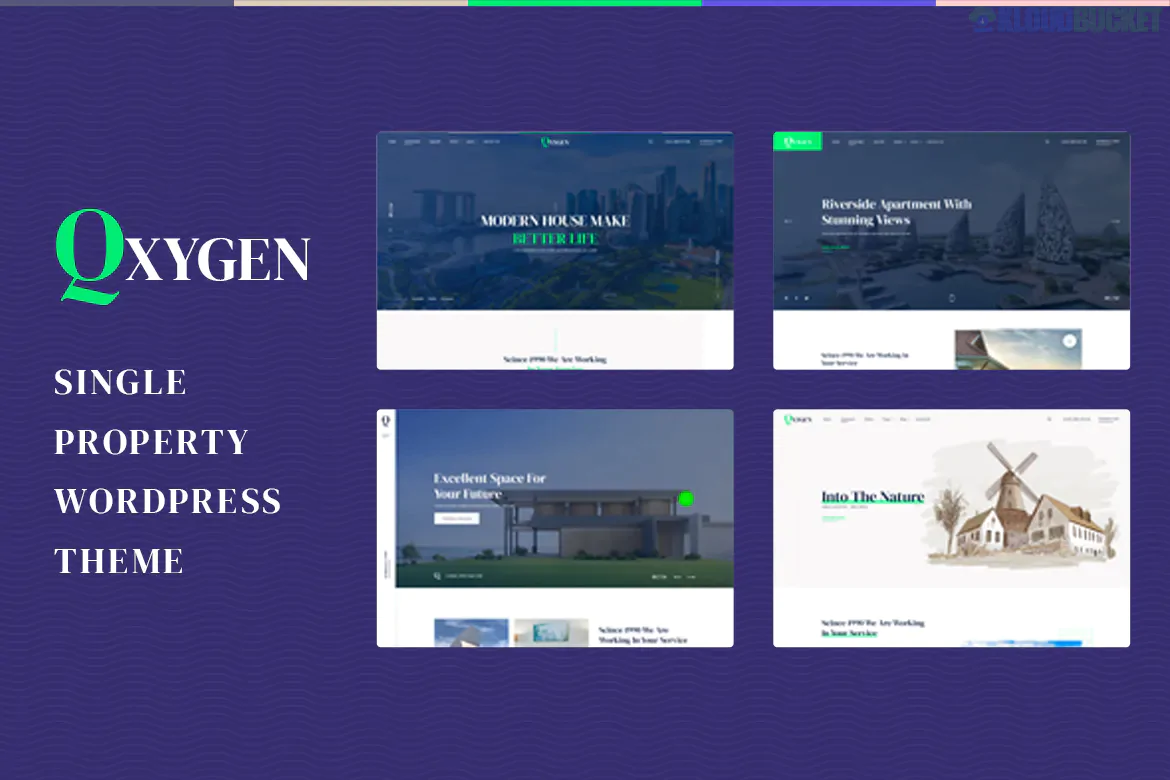 Qxygen - Single Property WordPress Theme  1.0.7