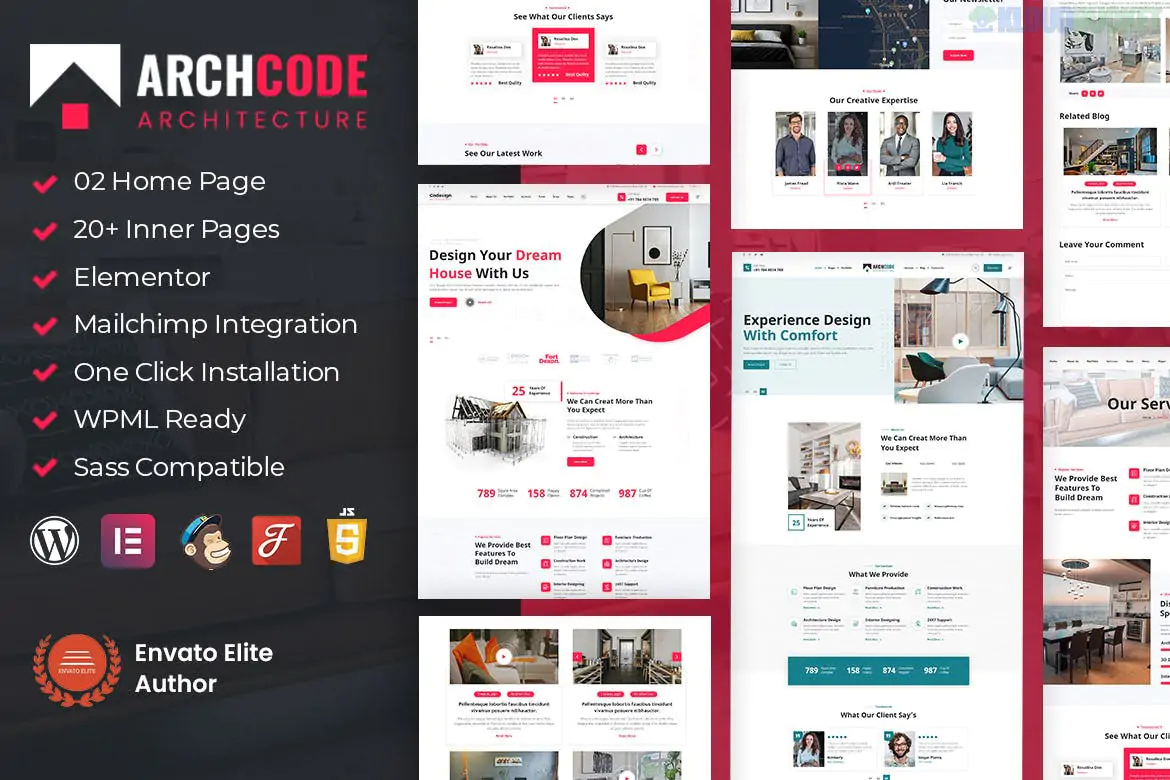 Archcode - Architect Design WordPress Theme 3.1