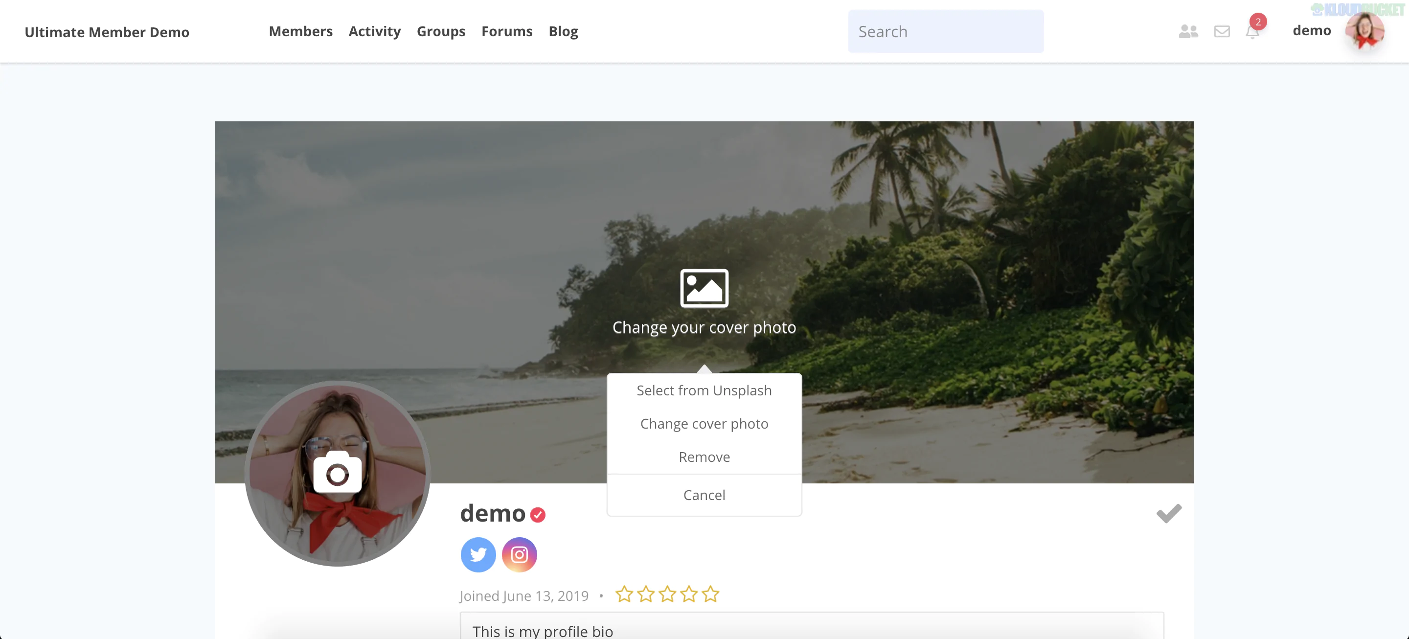 Ultimate Member Unsplash 2.1.4
