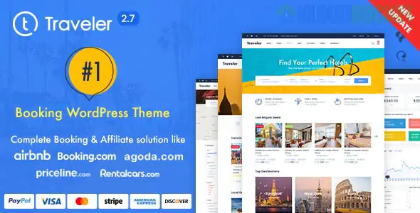 Traveler | Travel Booking WordPress Theme By ShineTheme 3.2.2