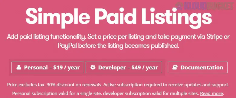 WP Job Manager Simple Paid Listings Add-on 2.0.2