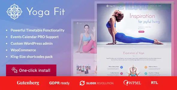 Yoga Fit - Sports, Fitness & Gym WordPress Theme 1.4.6