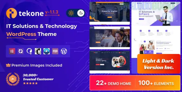 Tekone - IT Solutions & Technology WordPress Theme 1.1.3