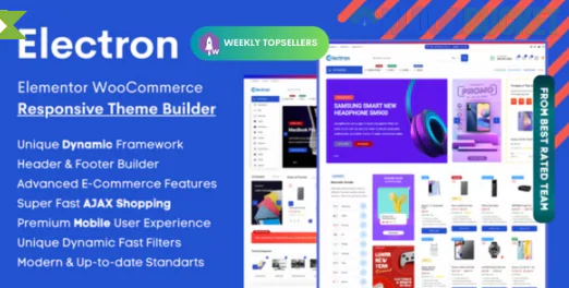 Electron - Elementor Electronics Store WooCommerce Theme 1.1.5